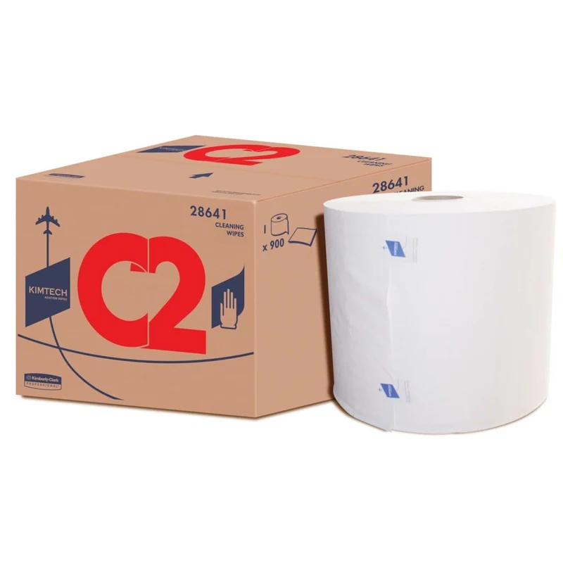 Kimtech® Aviation Reinigungstücher - Großrolle / Weiß - 1 Roll x 900 Sheets | Karton (1 Rolle)