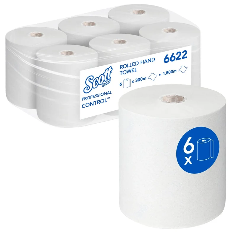 Scott® Control™ Handtücher - Rolle / Weiß