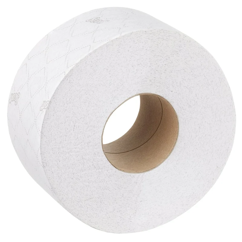 Scott® Essential™ Toilettenpapier - Maxi Jumbo / Weiß /380 - 6 Rolls x 1 Toilet Tissue Sheet | Karton (6 Rollen)