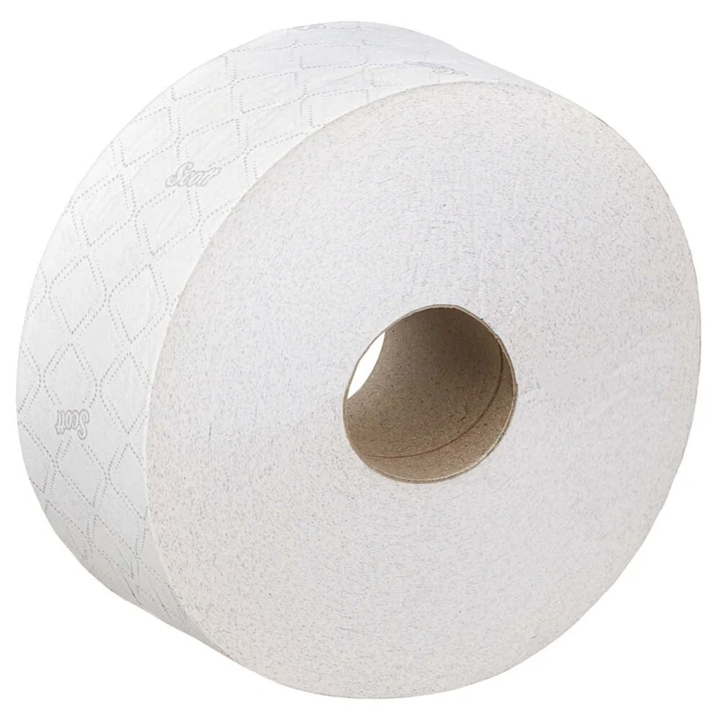 Scott® ESSENTIAL™ Toilettenpapier - Jumbo / Weiß - 6 Rolls x 1053 Toilet Tissue Sheets | Karton (6 Rollen)