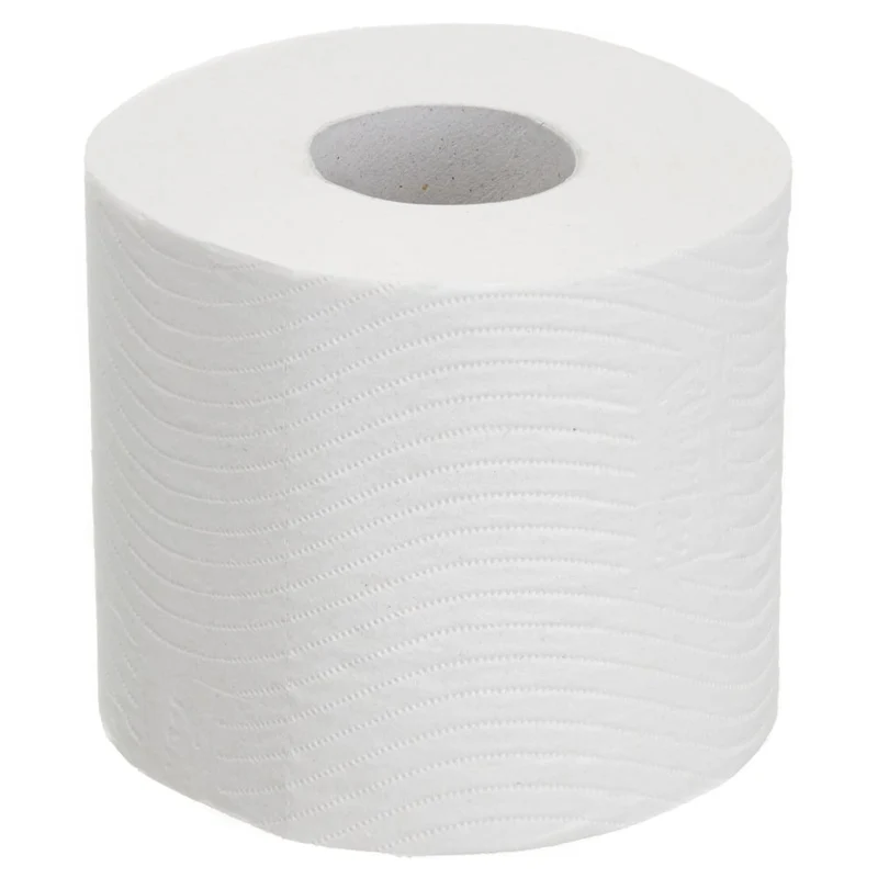 Kleenex® Toilettenpapierrollen - Kleinrollen / Weiß - 8 Packs x 9 small rolls x 195 Toilet Tissue Sheets | Karton (8 Päckchen)