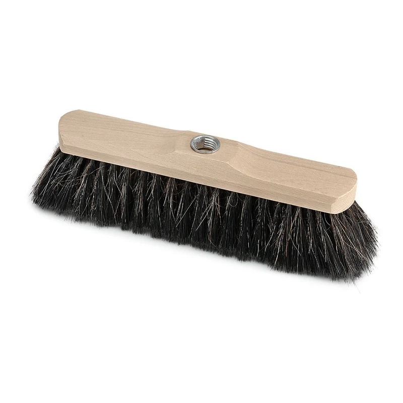 Nölle Profi Brush Stubenbesen 28 cm, Holz natur lackiert, Naturhaar | 1 Stück