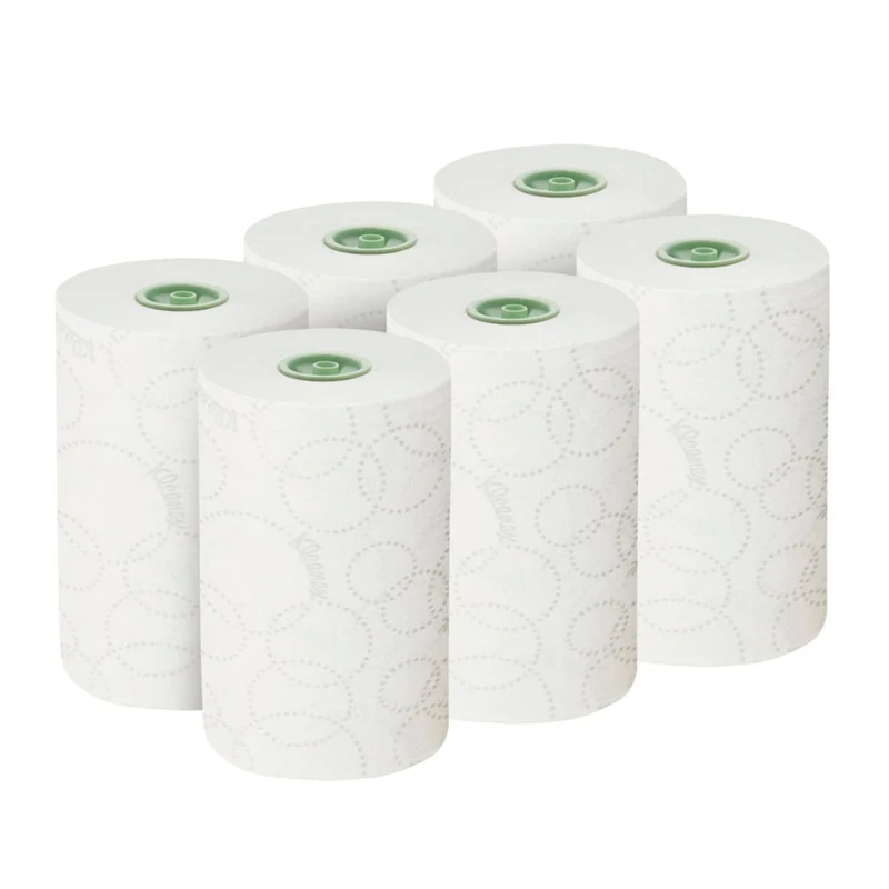 Kleenex® Ultra™ Rollenhandtücher - E-roll Slimroll™ / Weiß /2 ply 6x110m - 6 Rolls x 1 Sheet | Karton (6 Rollen)