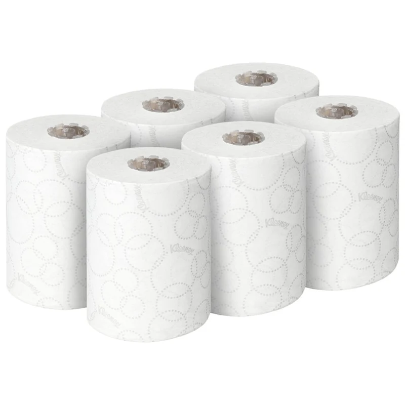Kleenex® Ultra™ Slimroll™ Handtücher - Rolle / Weiß - 6 Rolls x 1 Sheet | Karton (6 Rollen)