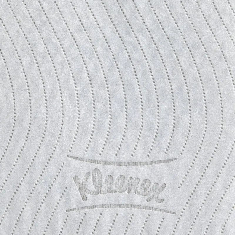 Kleenex® Toilettenpapierrollen - Kleinrollen / Weiß - 8 Packs x 12 small rolls x 250 Toilet Tissue Sheets | Karton (8 Päckchen)