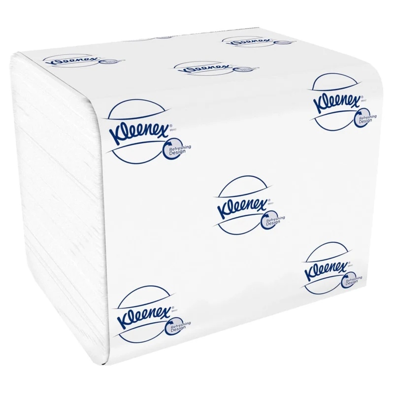 Kleenex® Toilettenpapier - Einzelblattsytem / Weiß /200 - 36 Packs x 200 Toilet Tissue Sheets | Karton (36 Päckchen)