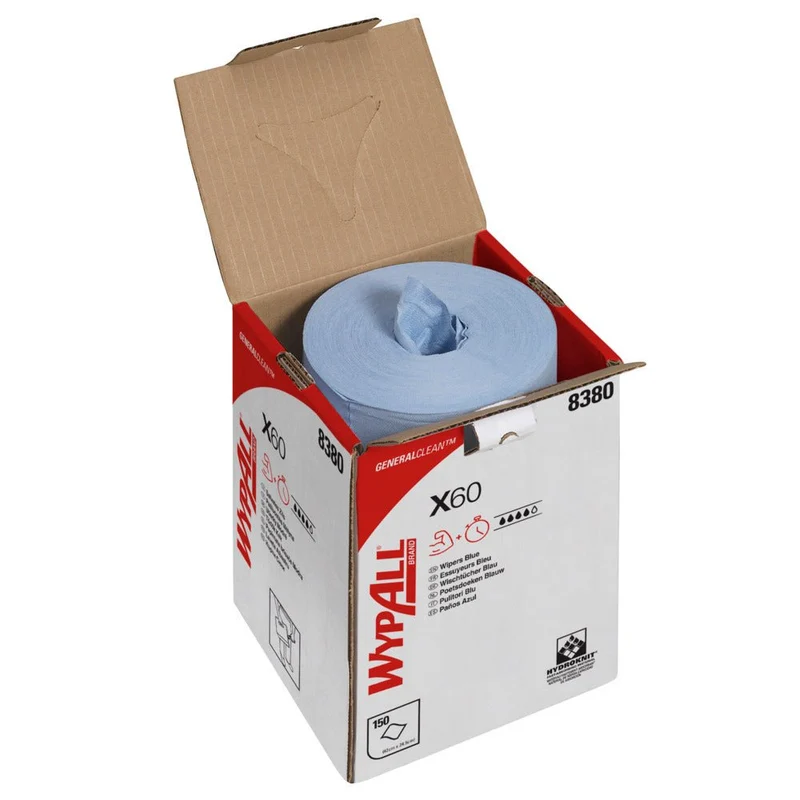 WypAll® X60 Genral Clean - Zentralentnahme / Blau - 1 Roll x 150 Sheets | Karton (1 Rolle)