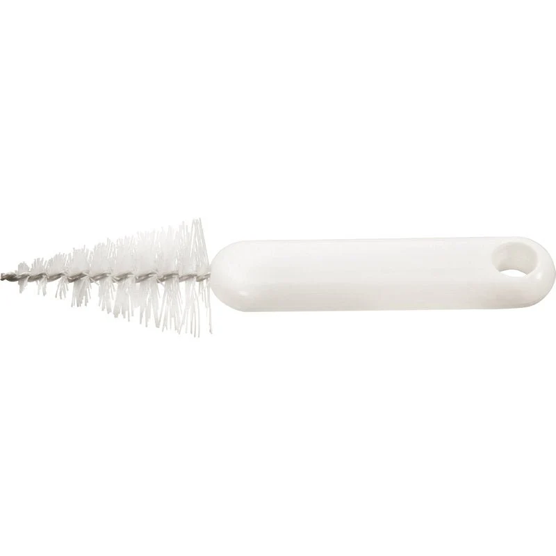 SPRITZTÜLLENBÜRSTE, ø 3/28MM NYLON 6.6 WEIß,ø 0,30MM MITTEL