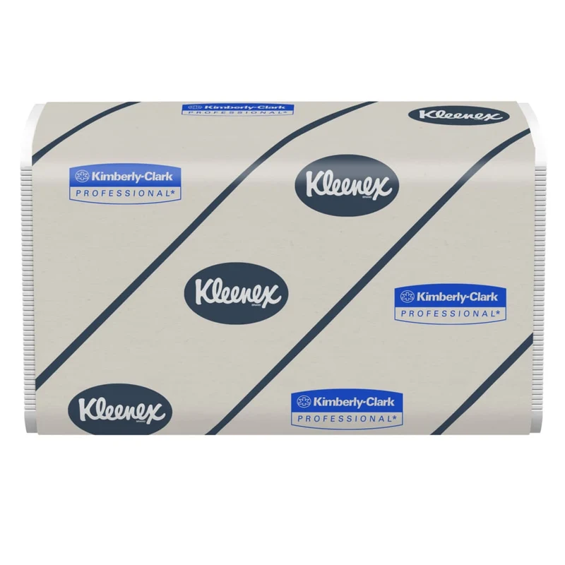 Kleenex® Ultra™ Handtücher - Interfold / Weiß /Groß - 30 Clips x 94 Sheets | Karton (30 Päckchen)