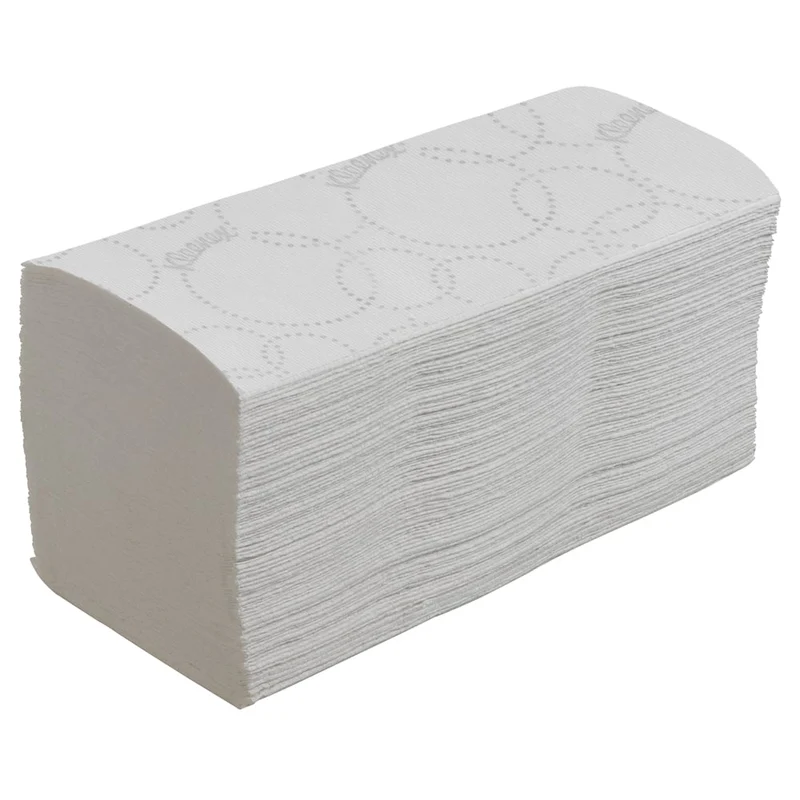 Kleenex® Ultra™ Falthandtücher - Interfold / Weiß - 15 Clips x 96 Sheets | Karton (15 Päckchen)