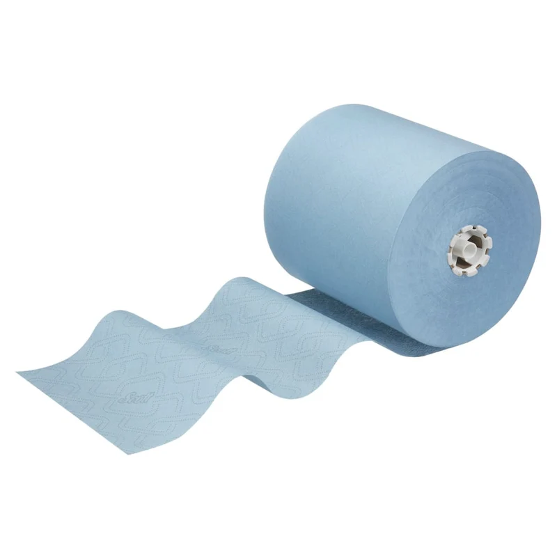 Scott® Essential™ Handtücher - Rolle / Blau - 6 Rolls x 1 Sheet | Karton (6 Rollen)