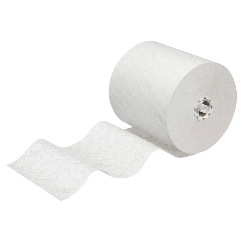 Scott® Essential™ Handtücher - Rolle / Weiß - 6 Rolls x 1 Sheet | Karton (6 Rollen)