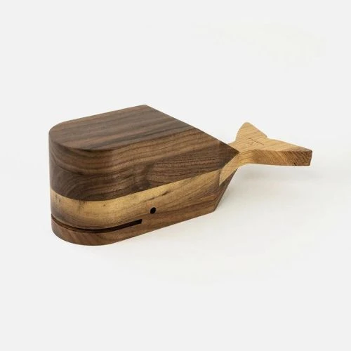 KERBHOLZ Deko Walfigur "VAAL" Walnut