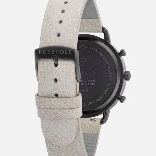 KERBHOLZ Armbanduhr "HERBERT" - Darkwood - Gunmetal Rock