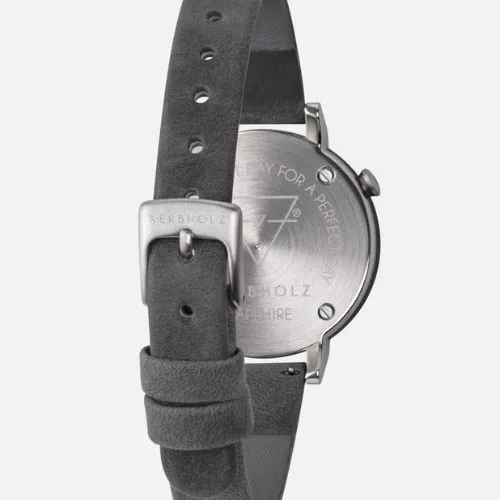 KERBHOLZ Armbanduhr "LUISE" - Walnut - Asphalt
