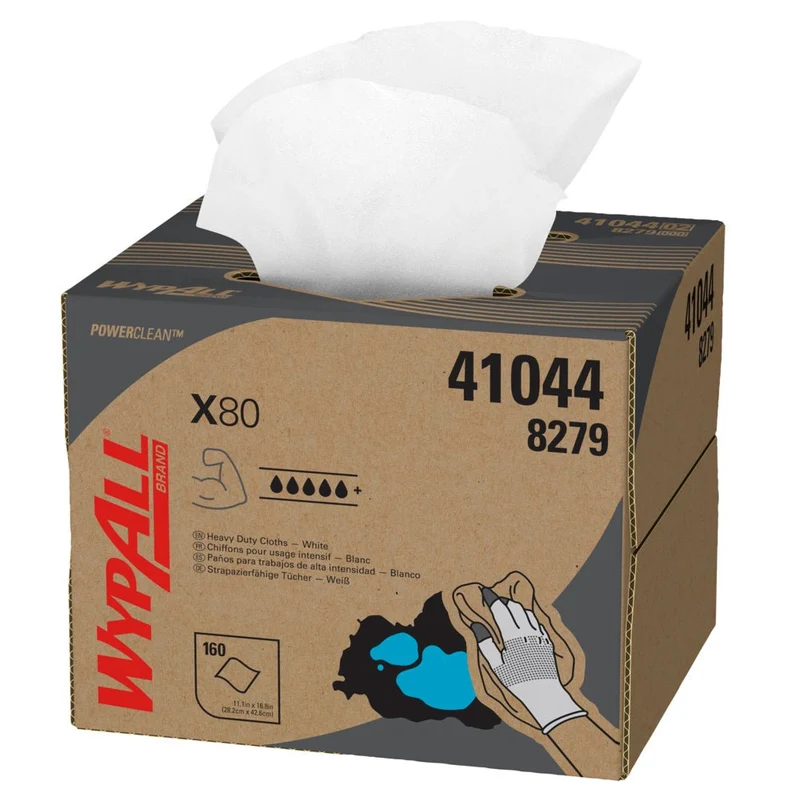 WypAll® X80 PowerClean - BRAG™ Box / Weiß - 1 Brag Box x 160 Sheets | Karton (1 Box)