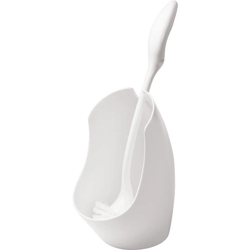 WC-GARNITUR MODERN, MIT RUNDBÜRSTE #6420, WEISS