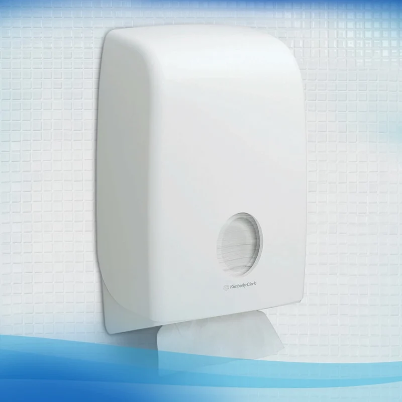 Scott® Control™ Herunterspülbare Falthandtücher - Weiß - 15 Clips x 322 Sheets | Karton (15 Päckchen)