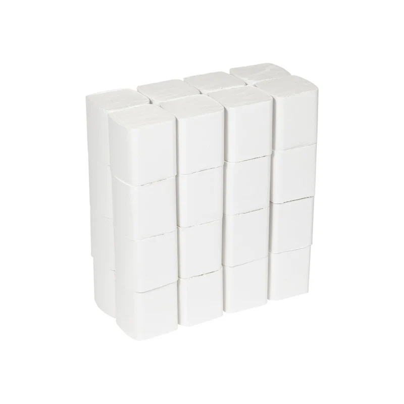 Hostess™ NATURA Toilettenpapier - Einzelblattsytem / Weiß /500 - 32 Packs x 500 Toilet Tissue Sheets