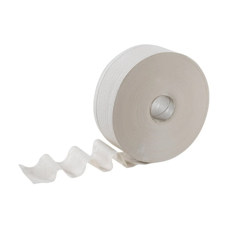 Hostess™ NATURA Toilettenpapier - Jumbo / Weiß /525 M / 60 - 6 Rolls x 1 Toilet Tissue Sheet | Karton (6 Rollen)