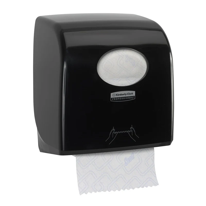 Aquarius™ Slimroll™ Rollenhandtuchspender - Schwarz /NEU - 1 Dispenser | Karton (1 Spender)