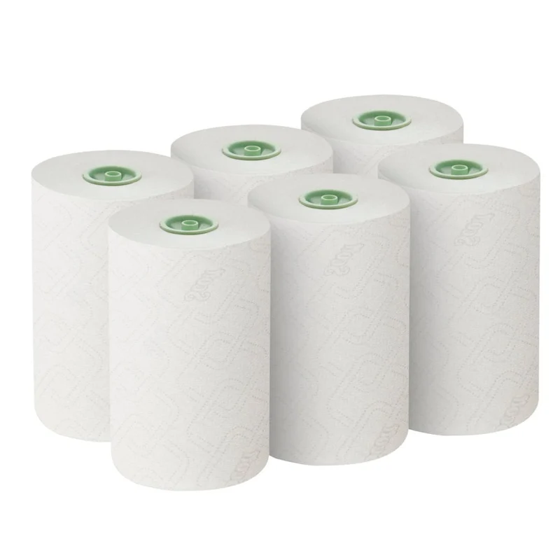 Scott® Essential™ Rollenhandtücher - E-roll Slimroll™ / Weiß /1 ply 6x180m - 6 Rolls x 1 Sheet | Karton (6 Rollen)