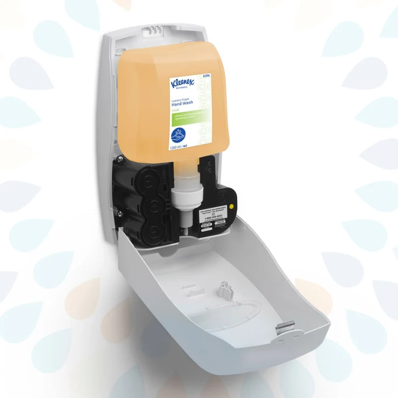 Kleenex® Botanics™ Luxury Foam Hand Wash - 1.2 Litre Cassette / 1.2 l - 4 Electronic Cassettes | Karton (4 Kartuschen)