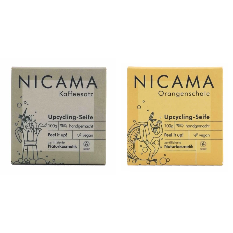 NICAMA Peeling Upcyclingseife 100 g
