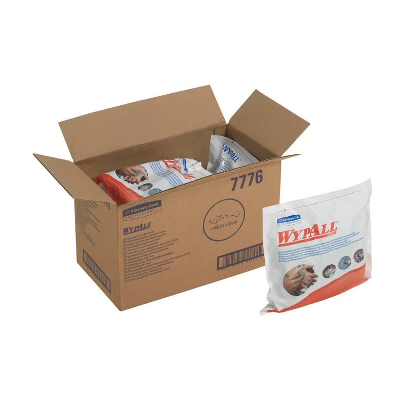 WypAll® Wischtücher - Grün - 6 Bags x 75 Sheets