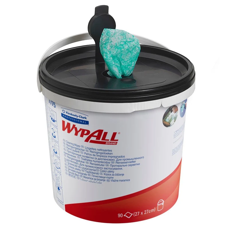 WypAll® Wischtücher - Grün /90 tücher - 6 Buckets x 90 Sheets | Karton (6 Spendereimer)