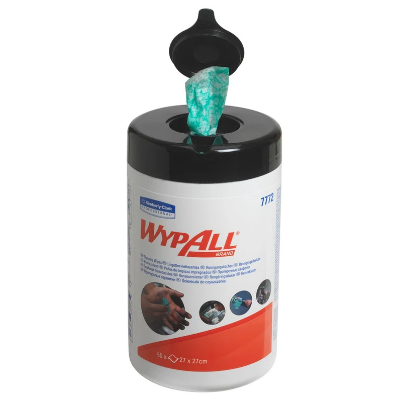 WypAll® Wischtücher - Grün - 6 Tubs x 50 Sheets | Karton (6 Eimer)