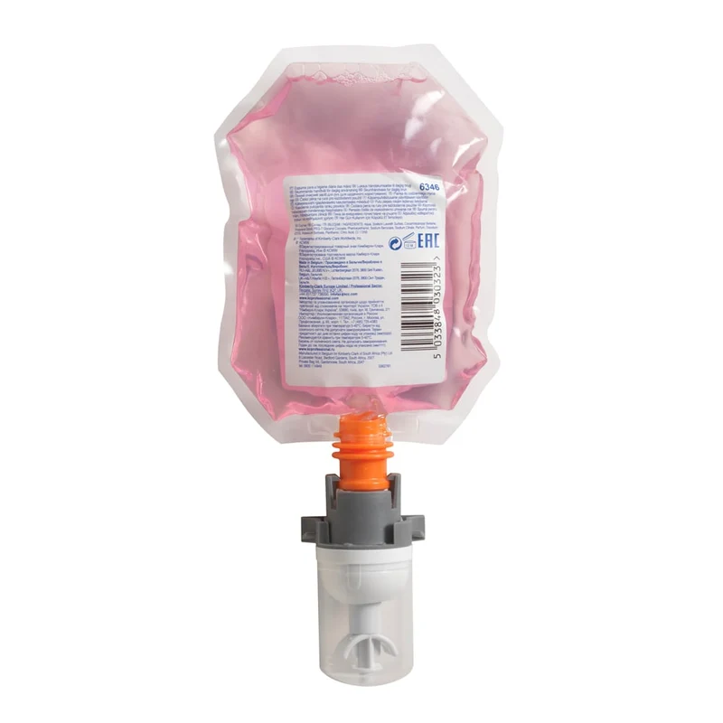 Scott® ESSENTIAL™ Schaumseife für die tägliche Verwendung - Kassette / Rosa /200ml - 12 Cassettes | Karton (12 Spenderbeutel)