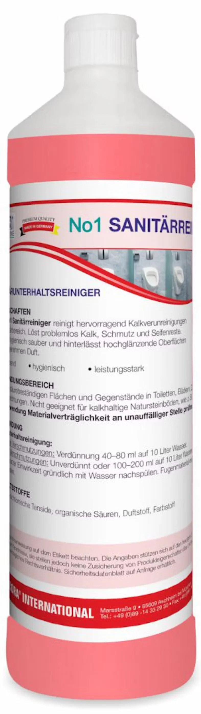Arcora No1 Sanitärreiniger Sanitärunterhaltsreiniger