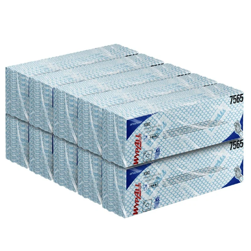 WypAll® X80 Critical Clean - Interfold, 41.00 cm x 33.00 cm