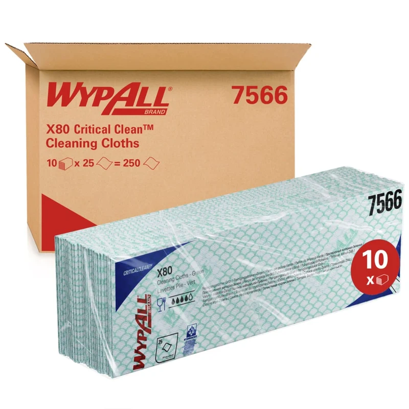 WypAll® X80 Critical Clean - Interfold, 41.00 cm x 33.00 cm