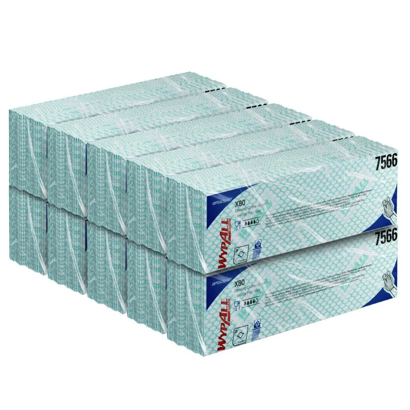 WypAll® X80 Critical Clean - Interfold, 41.00 cm x 33.00 cm