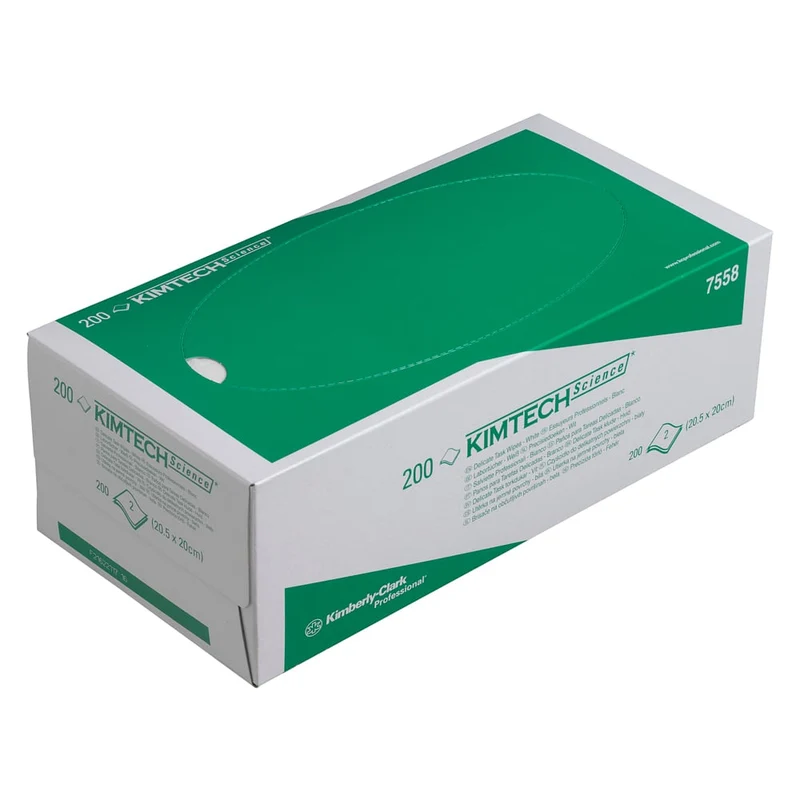 Kimtech® Science Präzisionswischtücher - 200 Tücher / Weiß - 15 Cartons x 200 Sheets | Karton (15 Boxen)