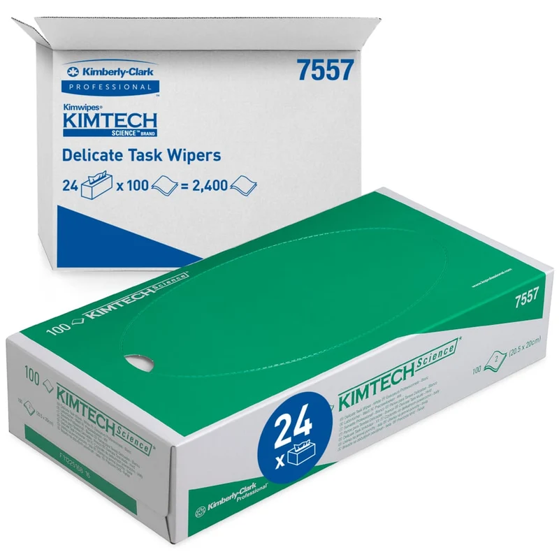 Kimtech® Science Präzisionswischtücher - 100 tücher / Weiß /2-lagig - 24 Cartons x 100 Sheets | Karton (24 Boxen)