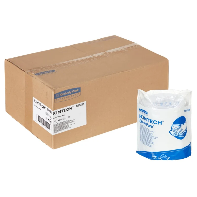 Kimtech® Wischtücher - Zentralentnahme / Weiß - 6 Rolls x 225 Sheets | Karton (6 Rollen)