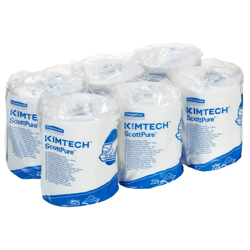 Kimtech® Wischtücher - Zentralentnahme / Weiß - 6 Rolls x 225 Sheets | Karton (6 Rollen)