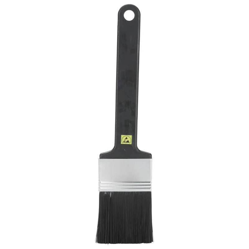 ESD FLACHPINSEL,NYL.6.0SCHWARZ ø0,30MM WEICH,225X50X45MM