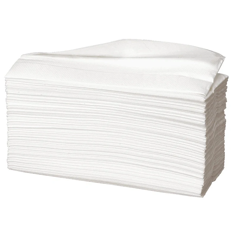 Papierhandtücher, 2-lagig, 23x31 cm, Weiß | Packung (153 Stück)
