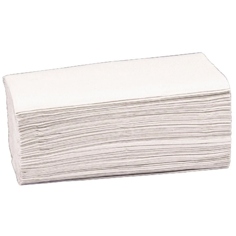 Papierhandtücher, 2-lagig, 24,8x23 cm, Weiß | Packung (200 Stück)