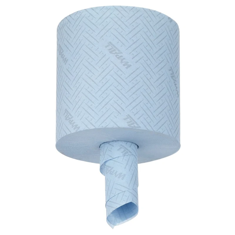 WypAll® L10 Papierwischtuch für Lebensmittel & Hygiene - Centrefeed for Reach+™ / Blau - 6 Rolls x 630 Sheets | Karton (6 Rollen)
