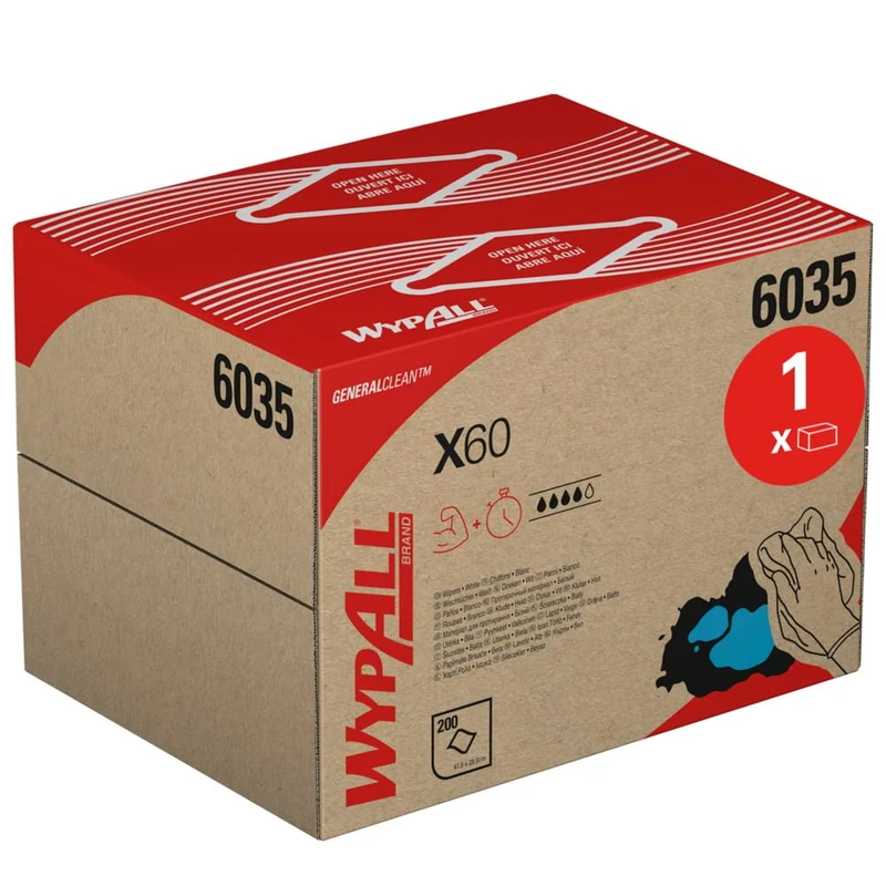 WypAll® X60 Genral Clean - BRAG™ Box / 41.80 cm x 28.30 cm