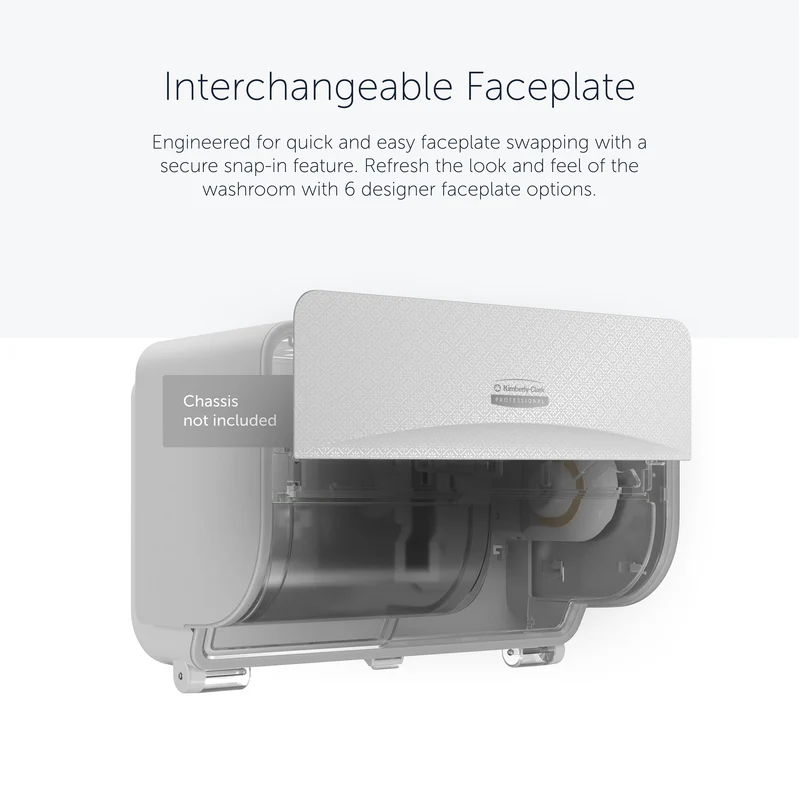 Kimberly-Clark Professional™ Icon™ Dispenser Faceplate - SRBH, 32.39 cm x 10.80 cm x 3.18 cm