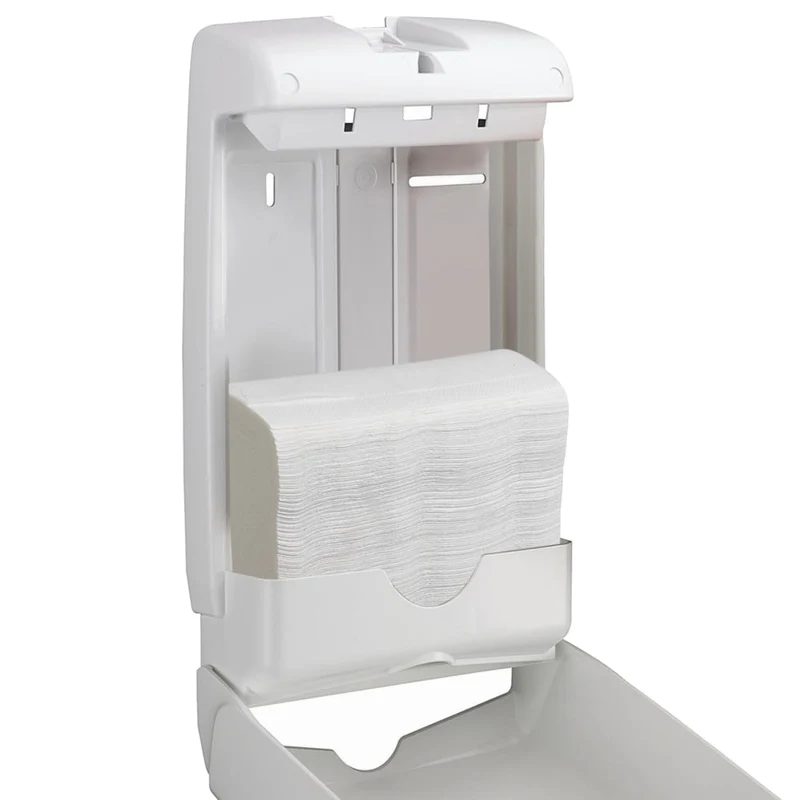 Scott® SLIMFOLD Handtücher - gefaltet / Weiß - 16 Clips x 110 Sheets | Karton (16 Päckchen)