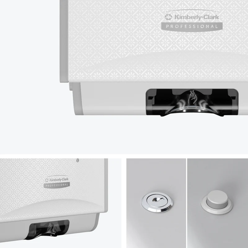 Kimberly-Clark Professional™ Icon™ Elektronischer Hautpflegespender, berührungslose Abgabe - Kassette / White Mosaic /1.2 l -