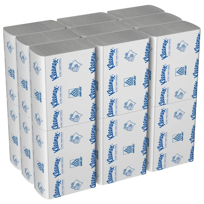 Kleenex® Ultra™ Handtücher - MultiFold / Weiß /Klein - 18 Clips x 150 Sheets | Karton (18 Päckchen)