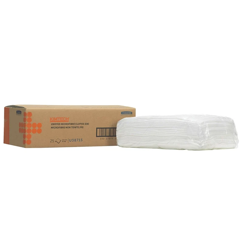 Kimtech® Auto Mikrofaser-Oberflächenwischtücher - Tuch / Weiß - 1 Carton x 25 Sheets | Karton (1 Box)